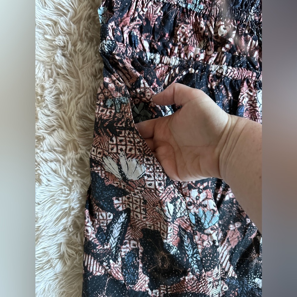 Ulla Johnson Alegria Playsuit Romper Puff Sleeve in Rosewood Size 0 - Picture 14 of 15
